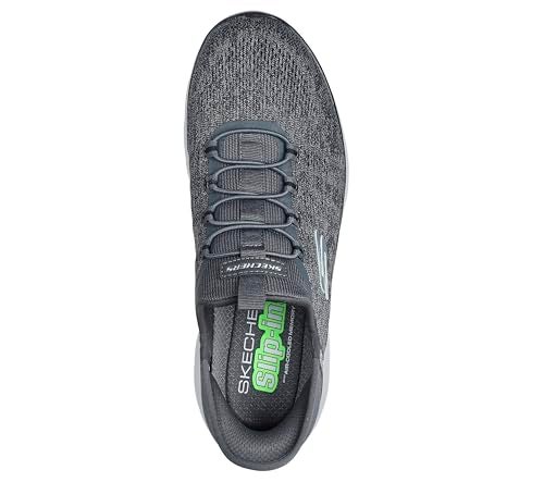 SKECHERS حذاء سكيشرز للرجال من نوع سوماتس كي بايس سليب إن، رمادي/أسود، 10 عريض - Image 3