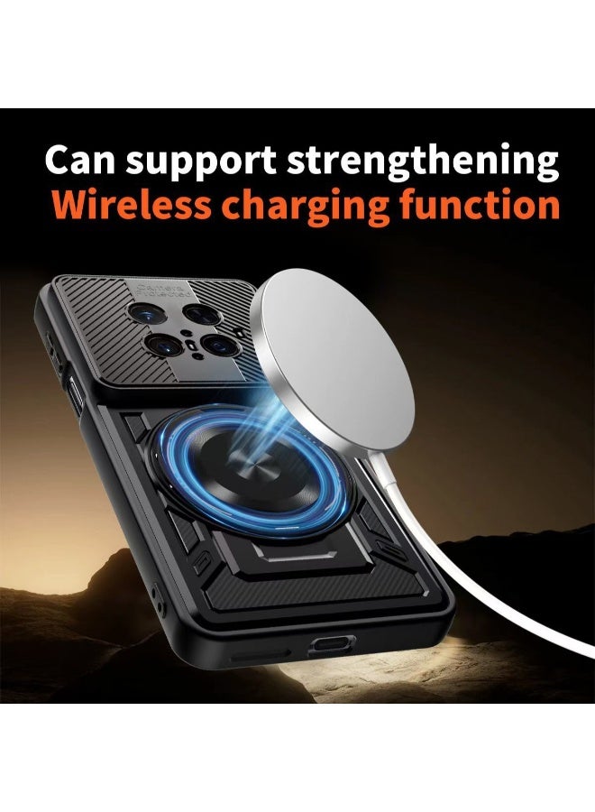 general Case for Huawei MATE70 PRO 5G, Protective Case with Invisible Stand (360 Degree Rotation), Military Grade Shockproof Anti-Scratch Protection - Image 5