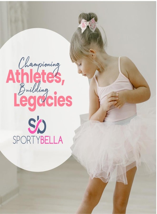 Infinity Collection Sportybella - Dance Accessories, Hair Bow with Pink Ballet Slippers Design, Ponytail Holders - Gift for Dancers and Dance Enthusiasts, Hair Elastics - Image 5