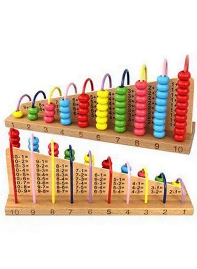 Interchangeable Double-Sided Wooden Abacus Multicolour 4 x 21 x 17.5 cm MKT-8471295 - Image 2