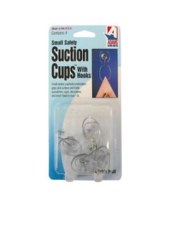 Suction Cups with Hooks Small 4 pieces