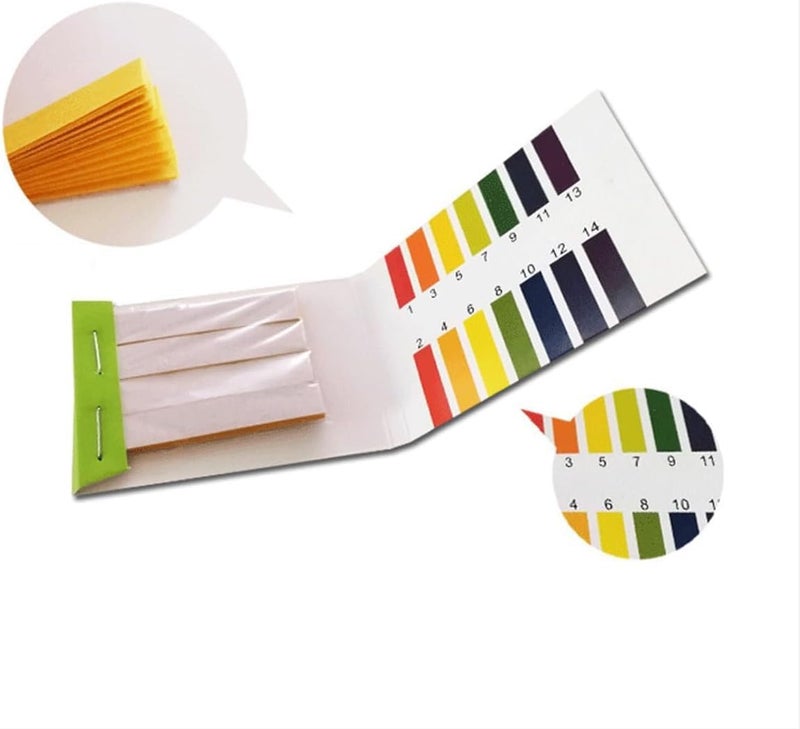 daysPH Test Paper for Testing Tools, Wide Range PH Test Paper, Ph Test Strips with Precision 1-14, 2 Pack of 160pcs - Image 3