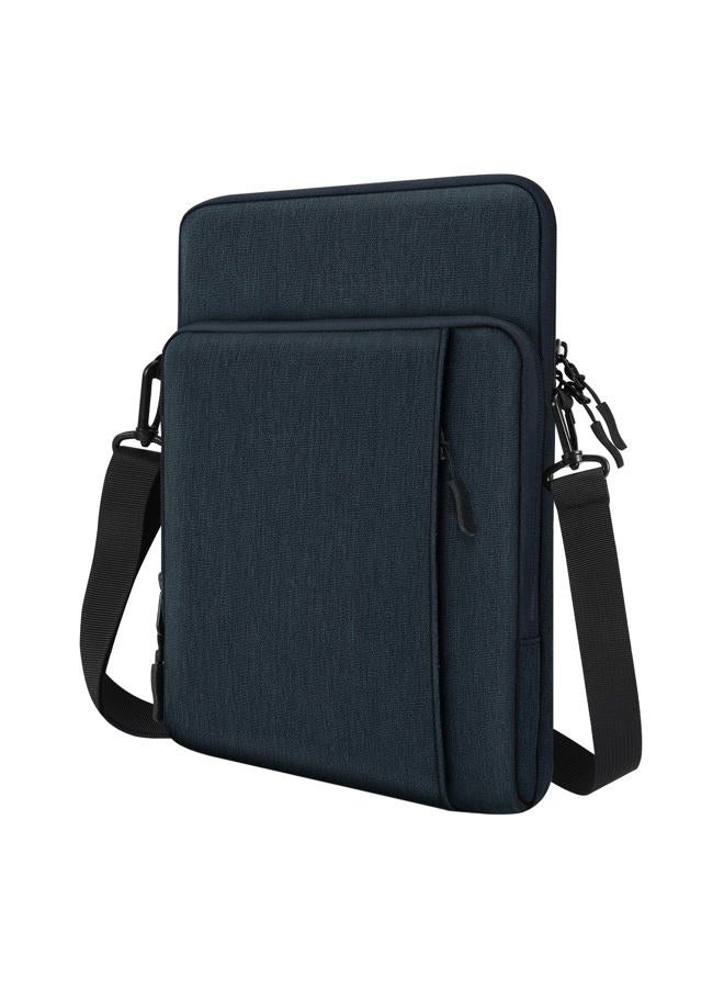 Dadanism 13.3 Inch Tablet Carrying Case with Shoulder Strap for iPad Pro 12.9 M2 2022-2018, iPad Pro/Air 13" 2024, 12.4" Galaxy Tab S9 FE+/S9+/S8+/S7 FE/S7+, Surface Pro X/9/8/7+/7/6, Indigo - Image 1