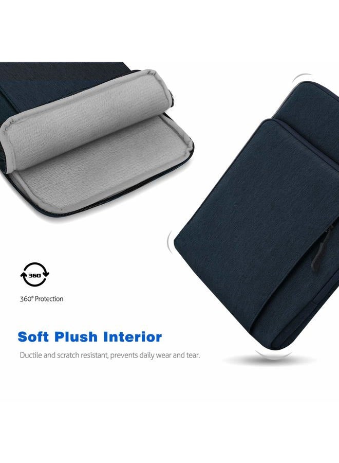 Dadanism 13.3 Inch Tablet Carrying Case with Shoulder Strap for iPad Pro 12.9 M2 2022-2018, iPad Pro/Air 13" 2024, 12.4" Galaxy Tab S9 FE+/S9+/S8+/S7 FE/S7+, Surface Pro X/9/8/7+/7/6, Indigo - Image 5