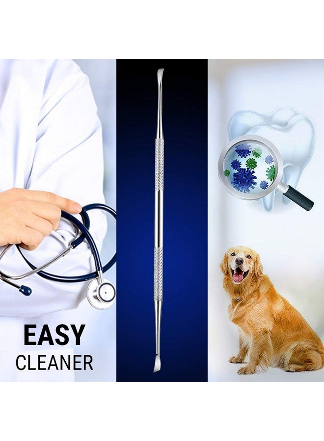 Majestic Bombay Pet Teeth Cleaning Tools - 6.5 Inch double header Tarter & Plaque remover tool for cats and dogs. Stainless Steel That Will Not Rust. By Majestic Bombay - Image 4