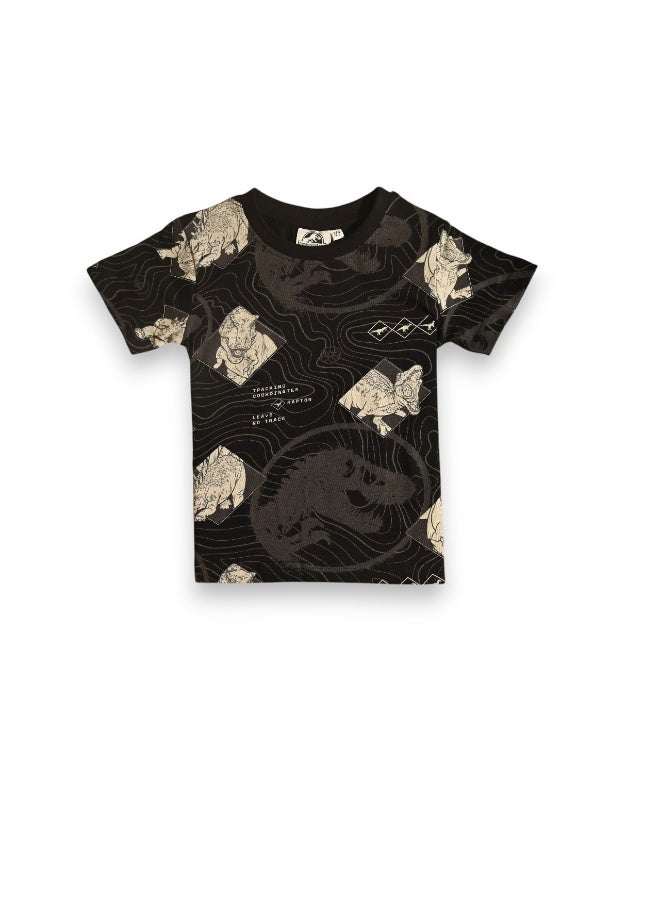 JURASSIC PARK | BOYS T-SHIRT & SHORTS SET | 100% COTTON - Image 2