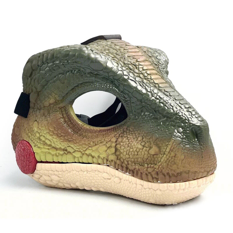 Simulation Dinosaur Electric Mask Jurassic World Movie-inspired Dinosaur Mask With Lights Screams Realistic textures and Colours Dinosaur Mask Ages 7 Years and Up for Costume and Role-Play - Image 1
