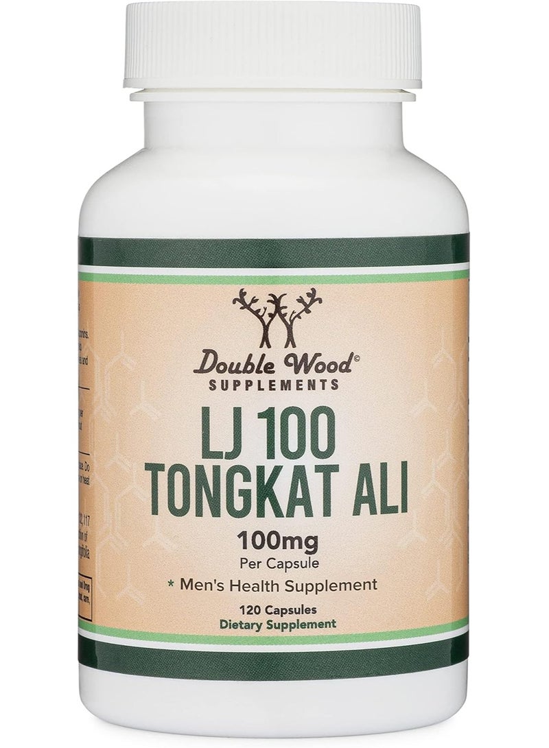 Double Wood Supplements Lj100 Tongkat Ali For Men S Heath Supplement 120 Capsules - Image 1