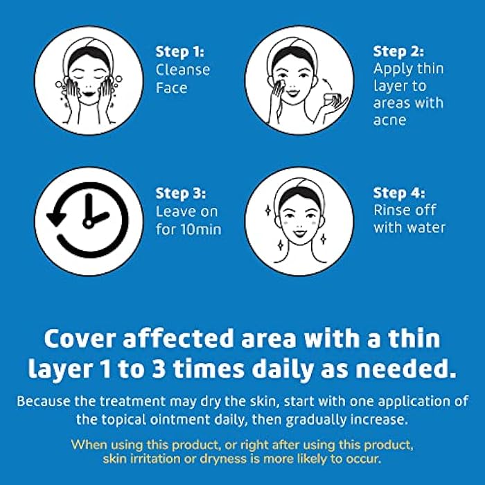 De La Cruz Sulfur Ointment - Cystic Acne Treatment for Face and Body - Daily 10 Min Spot Treatment Mask - Safe and Effective Game Changing Hormonal Acne Treatment that Clears Up Pimples - 2.6 OZ Tube - Image 5