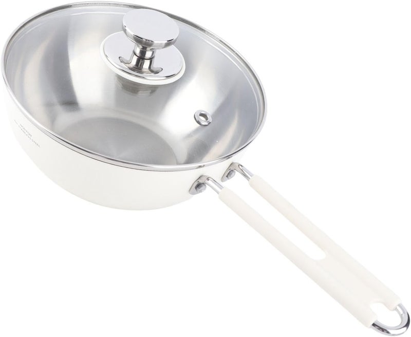 Aramox 316 Stainless Steel Saucepan Non Stick Cooking Pot with Steaming Basket for Kitchen Boiling Milk and Making Noodles - Image 4