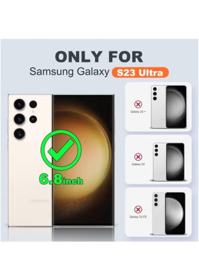 Samsung Galaxy S23 Ultra Case Compatible with MagSafe – Slim Magnetic Case Cover for Galaxy S23 Ultra 6.8-Inch – Lightweight Shockproof Protective Phone Case – Anti-Yellow Transparent Back – Wireless Charging Support – Precise Cutouts for Daily Use - Image 4
