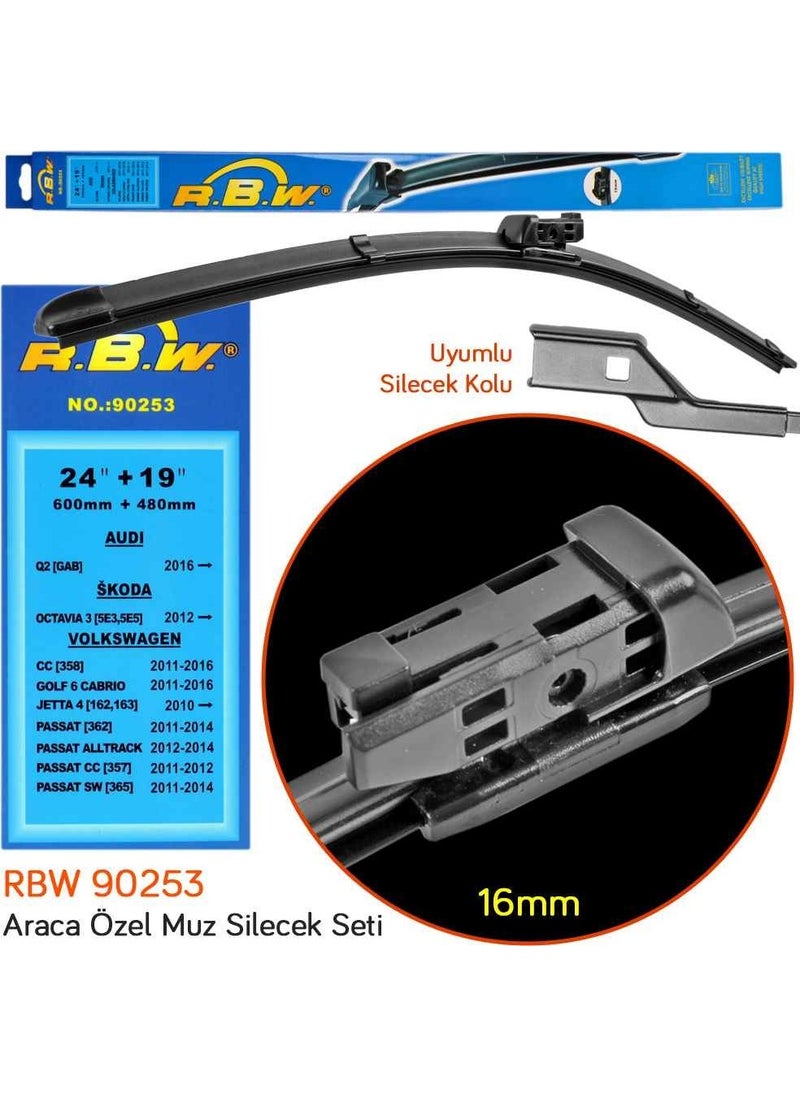 RBW 90253 Volkswagen Passat Cc (357) 2011-2012 Front Wiper Set  - Image 3