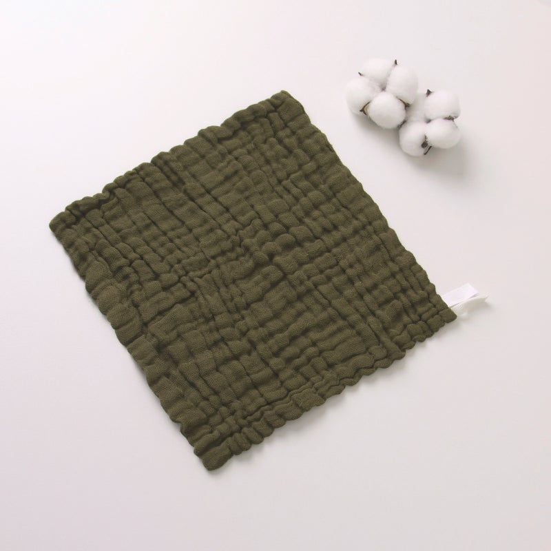 Six-Layer Gauze Saliva Towel Ins Pure Cotton Baby Towel Newborn Spit-Up Towel Baby Square Towel - Image 1