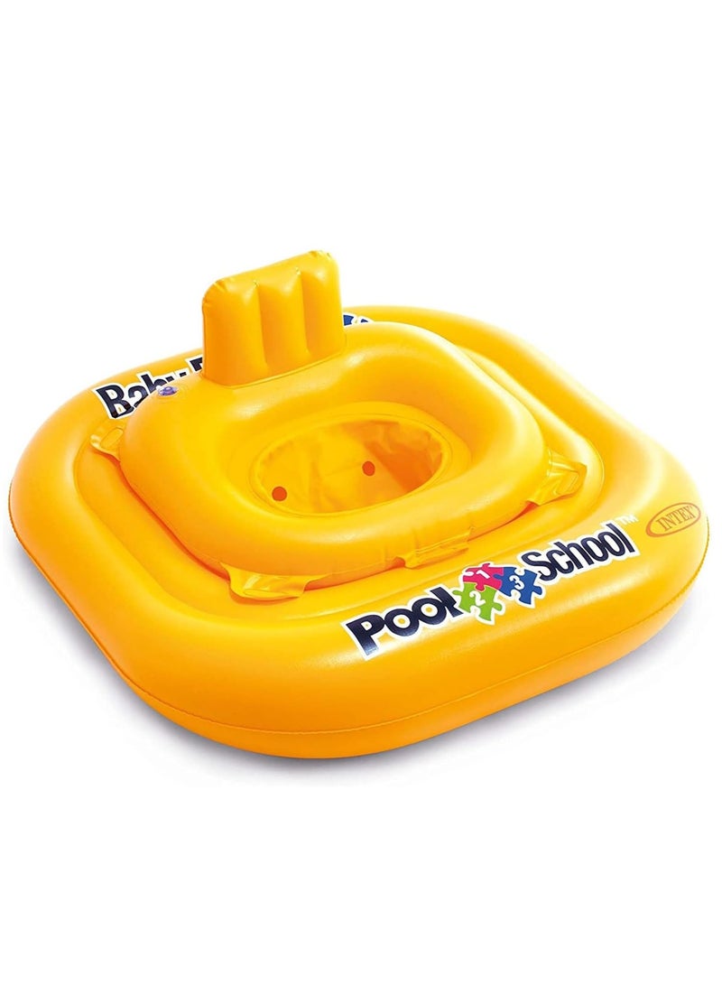 INTEX عوامة أطفال فاخرة، باللون الأصفر [56587] - Image 1