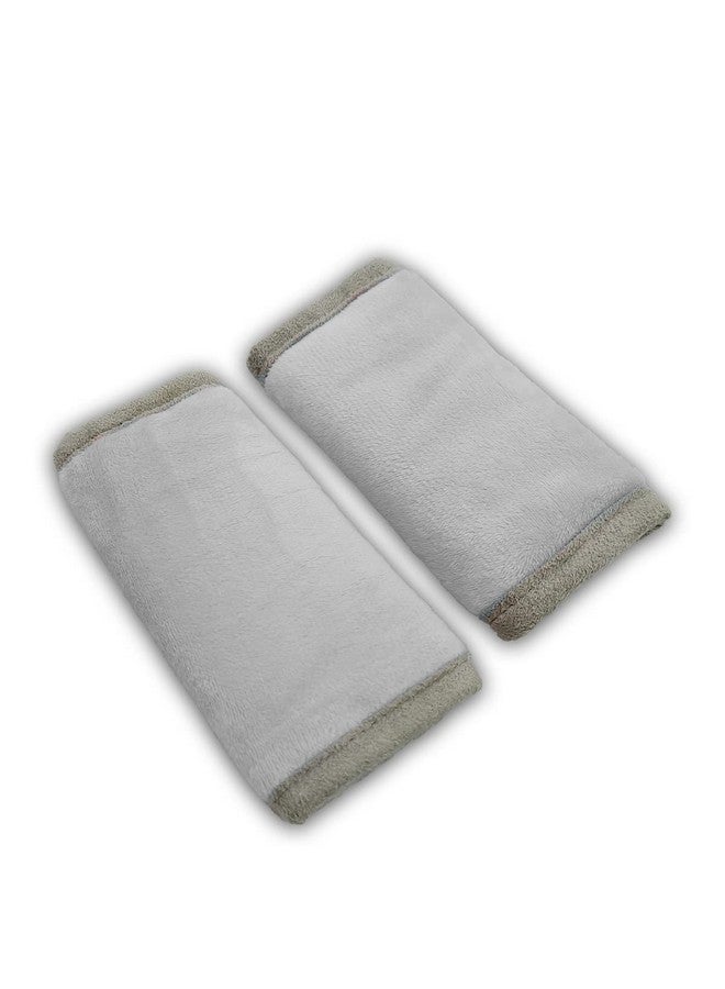 ICOPUCA Car Seat Strap Covers for Baby Kids, Seat Belt Covers Strap Pads Cushion for boy Girl, Protect Neck and Shoulder rubbing, Anti-Slip Design, Universal for Stroller/Carrier/Pushchair Grey - Image 1