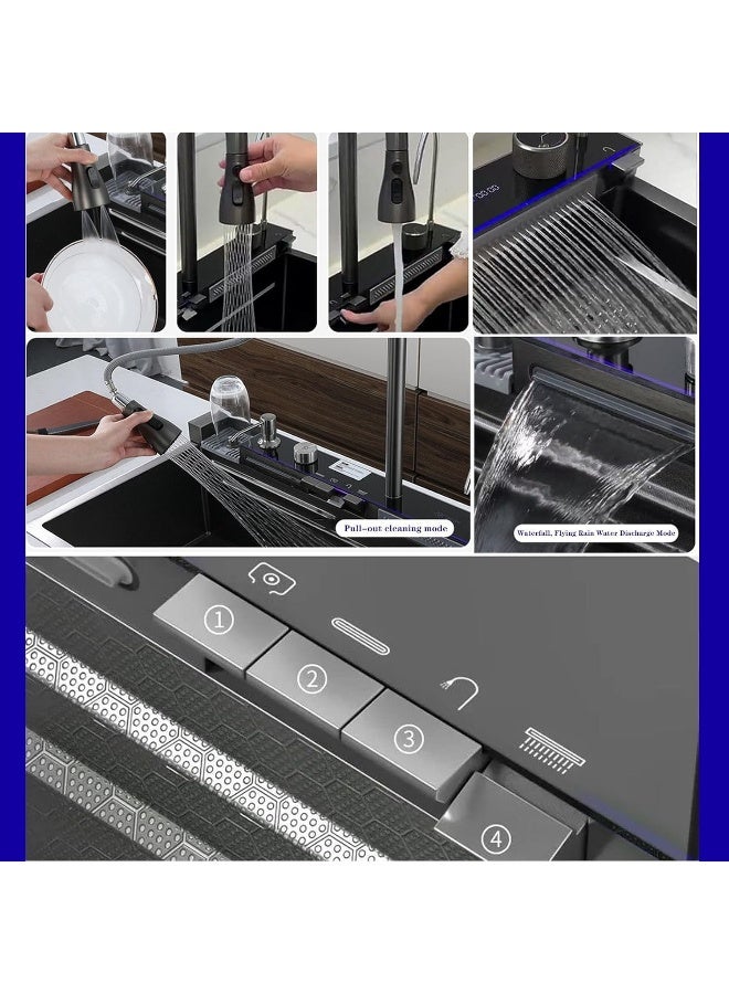 Almiftah Star Stainless Steel Smart Kitchen Sink  - Image 5