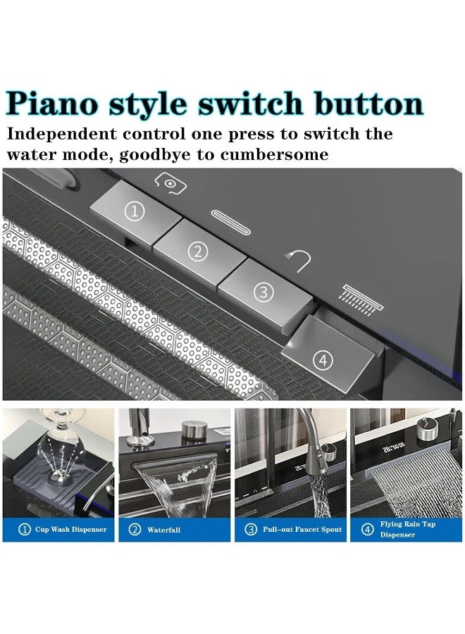 Almiftah Star Stainless Steel Smart Kitchen Sink  - Image 4