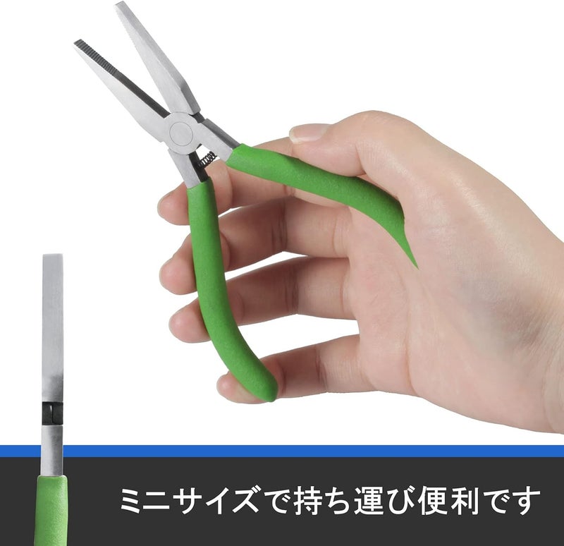 LEONTOOL Flat Nose Pliers - 5 Inch Mini Duckbill Pliers for Jewelry Making, Wire Wrapping & Bending - Image 5