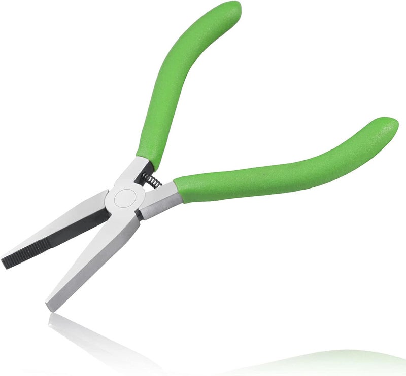 LEONTOOL Flat Nose Pliers - 5 Inch Mini Duckbill Pliers for Jewelry Making, Wire Wrapping & Bending - Image 1