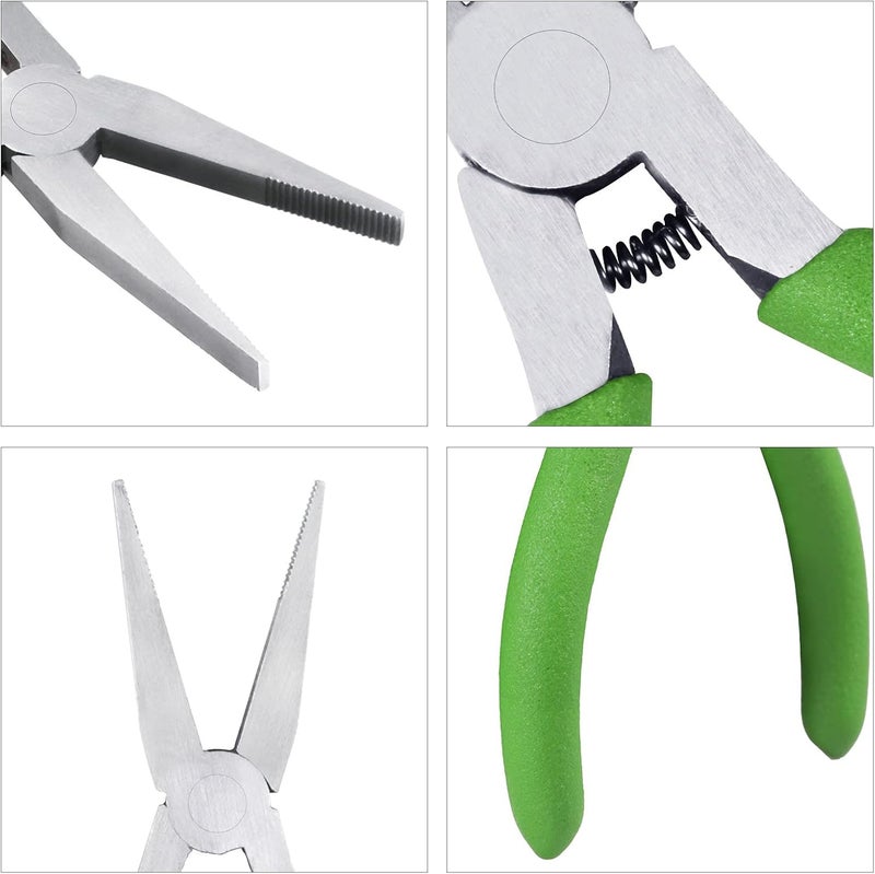 LEONTOOL Flat Nose Pliers - 5 Inch Mini Duckbill Pliers for Jewelry Making, Wire Wrapping & Bending - Image 4