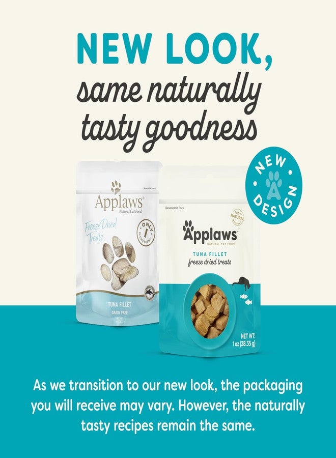 آبلاوس مكافآت أبلاوز الطبيعية المجففة بالتجميد للقطط، مكون واحد، غني بالبروتين، خالٍ من الحبوب، وجبة خفيفة صحية للقطط، مكمل طبيعي لطعام القطط، فيليه التونة (8 أكياس × 1.0 أونصة) - Image 2