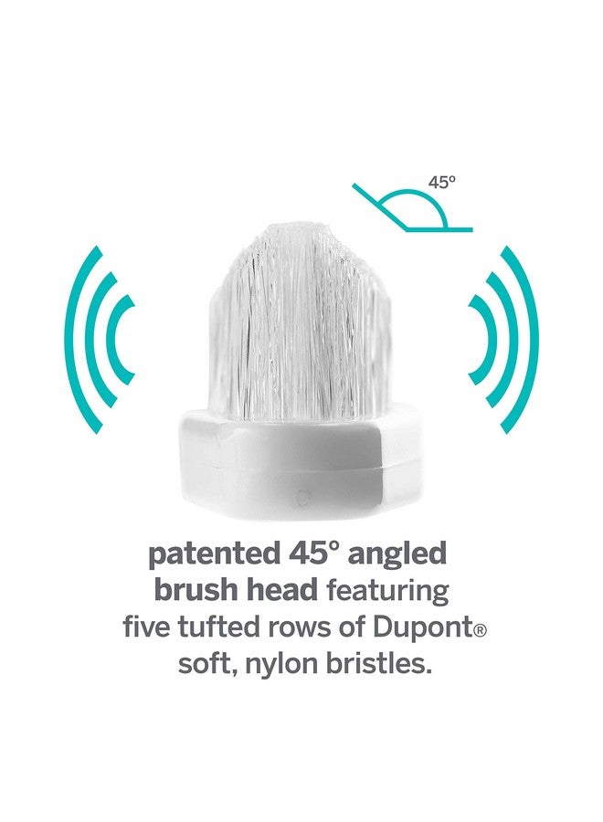 Supersmile Series Ii Ls45 Replacement Brush Heads For Sonic Pulse Toothbrush - Patented 45° Soft Bristles Deliver Professional Teeth Cleaning - No Sensitivity (White, 2 Count) - Image 2