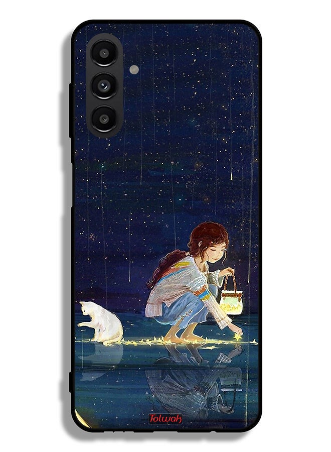 Tolwak Samsung Galaxy A13 5G Protective Case Cover Collecting Stars Art - Image 1