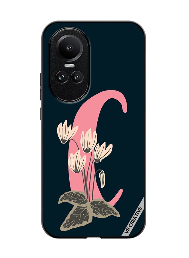 VR CREATIVE Protective Case Cover For Oppo Reno 10 Alphabet C Design Multicolour - Image 1