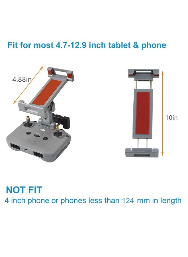 Hanatora RC-N3 N2 N1 N1C Remote Controller 4.7-12.9 Inch Tablet Holder Mount for DJI Flip,Neo,Air 3S/3/2S/2,Mavic 3 Classic,Mini 4K/5/4 Pro/3/2/2 SE Drone,Extended Control Phone Clip with Lanyard - Image 3