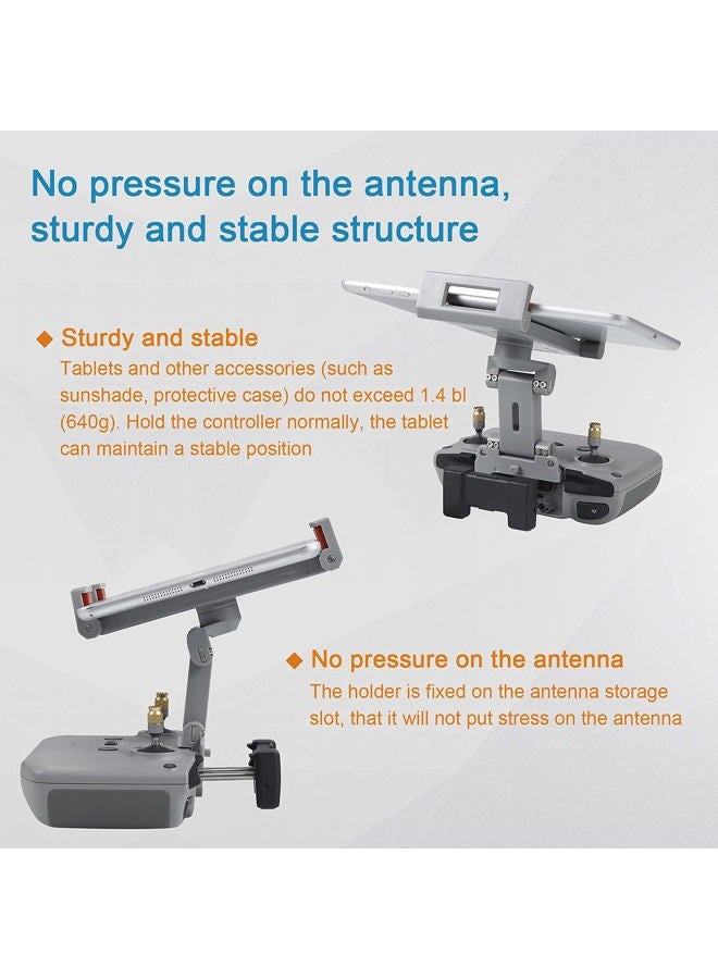 Hanatora RC-N3 N2 N1 N1C Remote Controller 4.7-12.9 Inch Tablet Holder Mount for DJI Flip,Neo,Air 3S/3/2S/2,Mavic 3 Classic,Mini 4K/5/4 Pro/3/2/2 SE Drone,Extended Control Phone Clip with Lanyard - Image 4