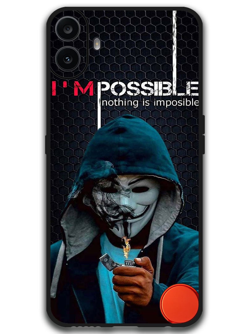 Theodor Protective Case Anti Scratch Shock Proof Bumper Cover For Nothing CMF Phone 1 Nothing Is Impossible - Image 1