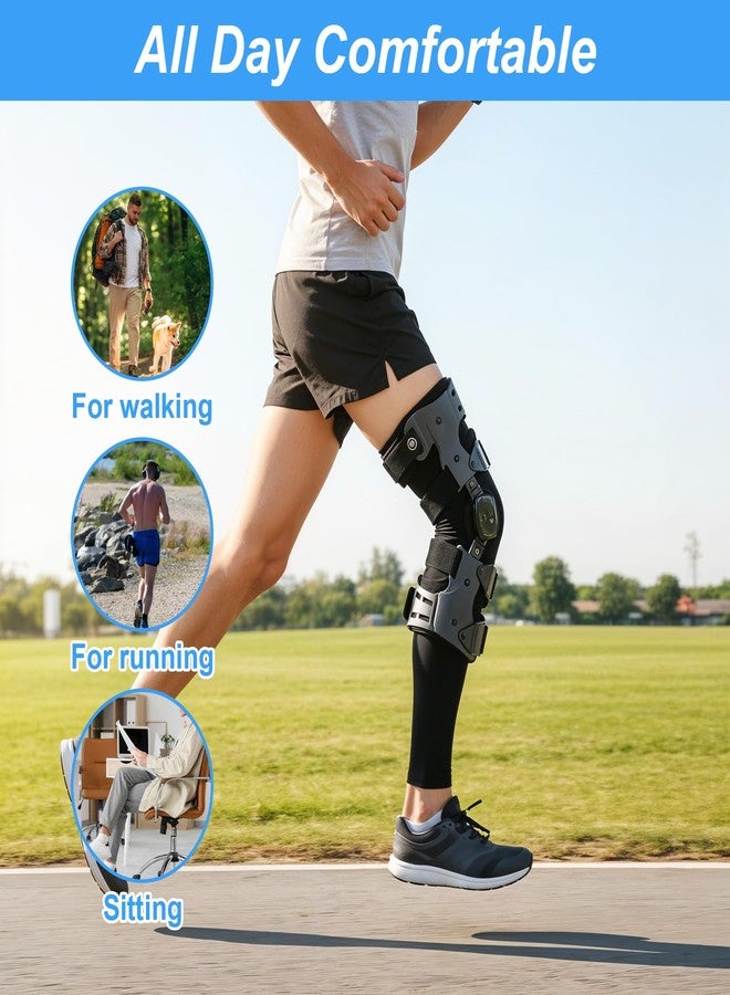 Sibba 1 Pair Knee Brace Undersleeve Knee Undersleeves for Women & Men Compression Breathable Leg Sleeves for Under Brace Closed Patella Non-Slip Knees Support Cooling Protective Liner Sports Running Gym - Image 4
