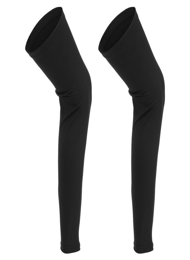 Sibba 1 Pair Knee Brace Undersleeve Knee Undersleeves for Women & Men Compression Breathable Leg Sleeves for Under Brace Closed Patella Non-Slip Knees Support Cooling Protective Liner Sports Running Gym - Image 1