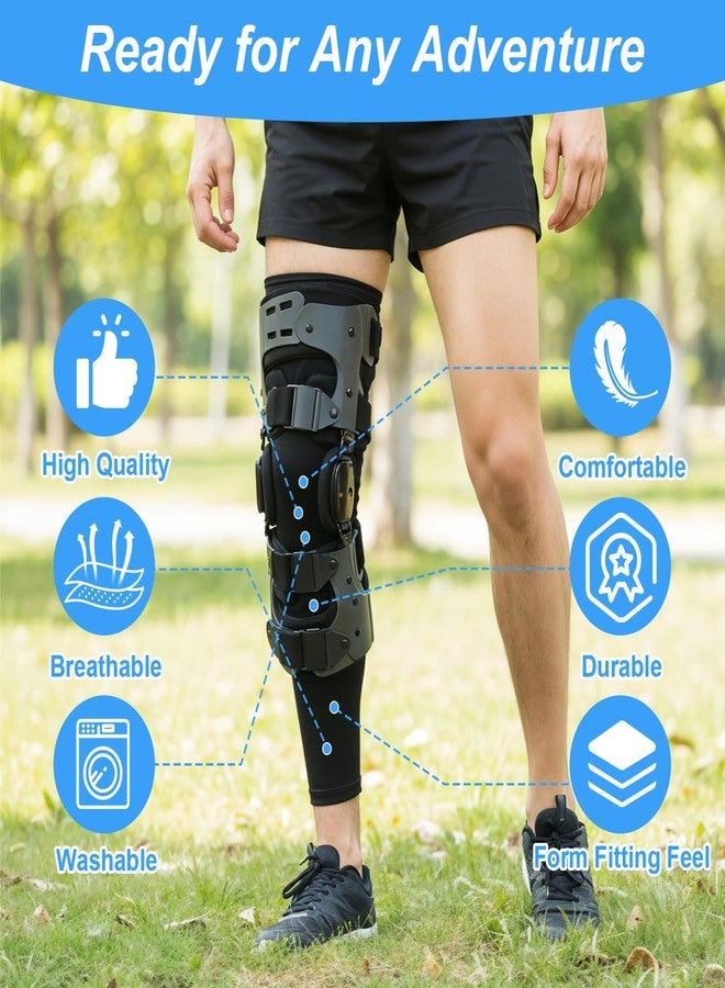 Sibba 1 Pair Knee Brace Undersleeve Knee Undersleeves for Women & Men Compression Breathable Leg Sleeves for Under Brace Closed Patella Non-Slip Knees Support Cooling Protective Liner Sports Running Gym - Image 5