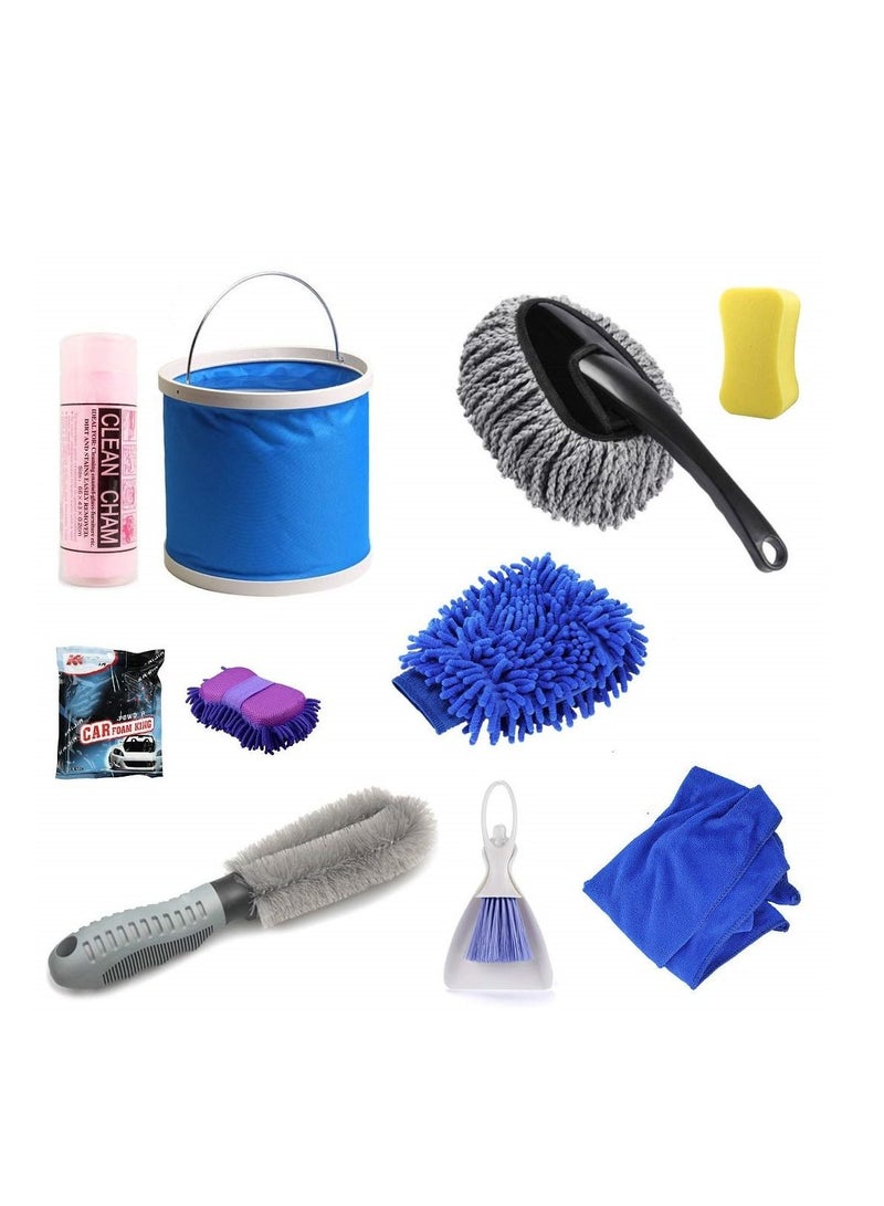 Generic 10pcs Car Cleaning Tools Wash Kit  - Image 1