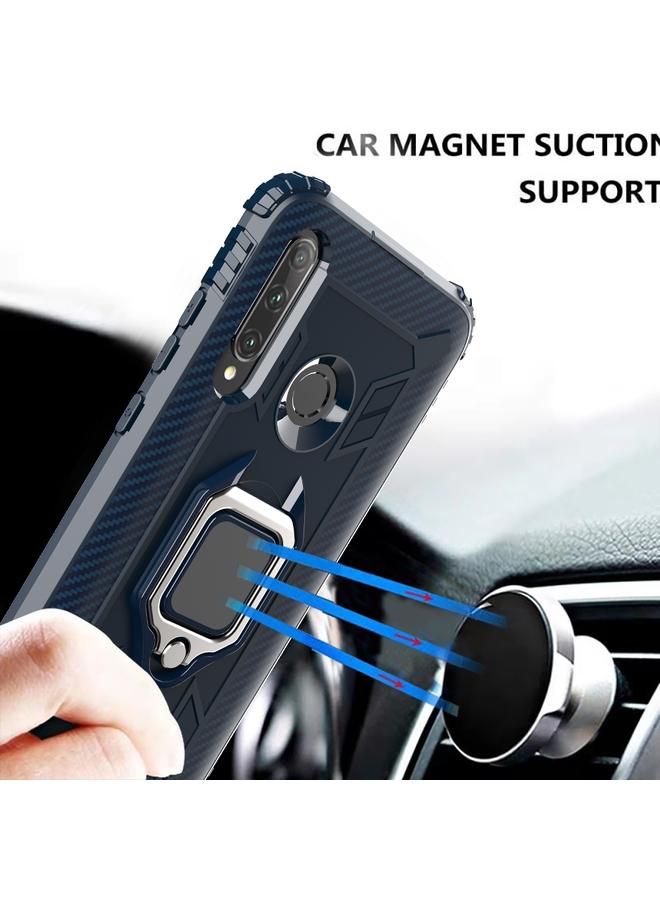 Zaboon Case For Huawei P30 Lite Carbon Fiber Protective Case with 360 Degree Rotating Ring Holder - Image 3