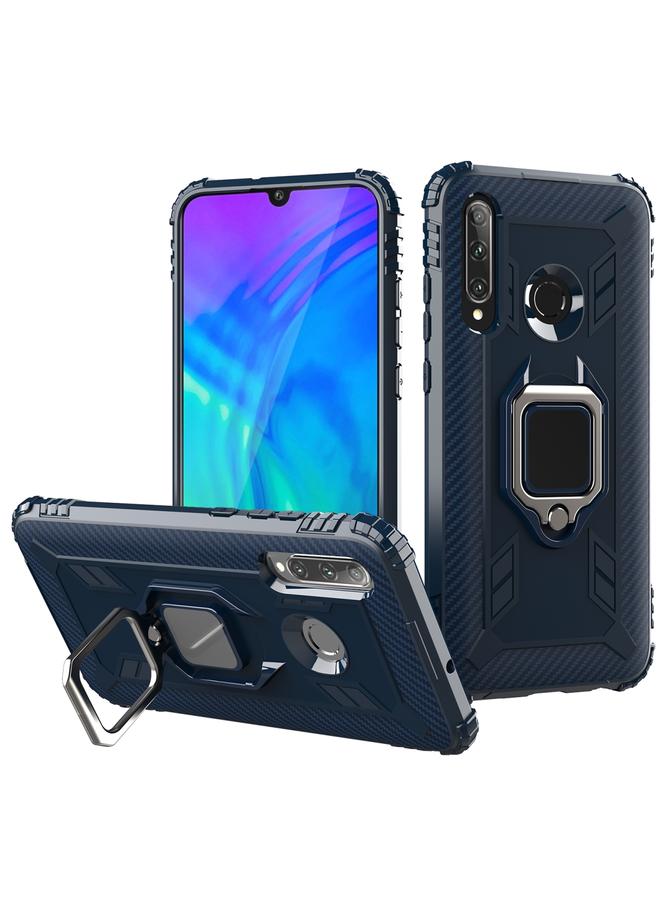 Zaboon Case For Huawei P30 Lite Carbon Fiber Protective Case with 360 Degree Rotating Ring Holder - Image 1