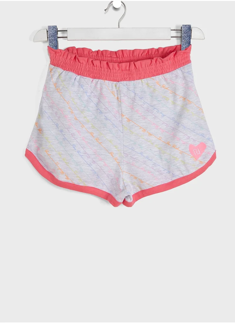 RIVER ISLAND Youth Rainbow Pyjama Set