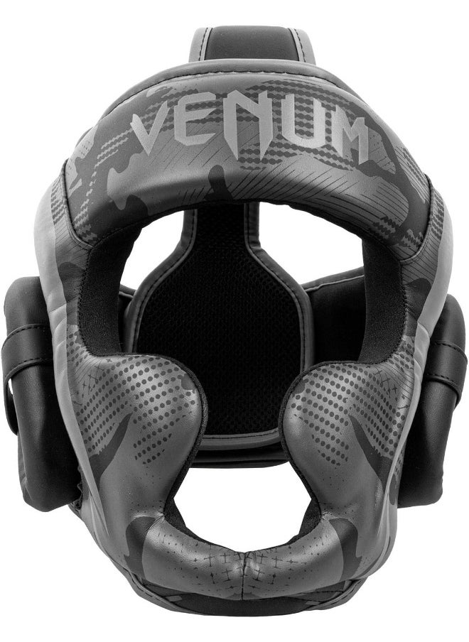 VENUM Venum Elite Headgear - Black/Dark Camo  - Image 1