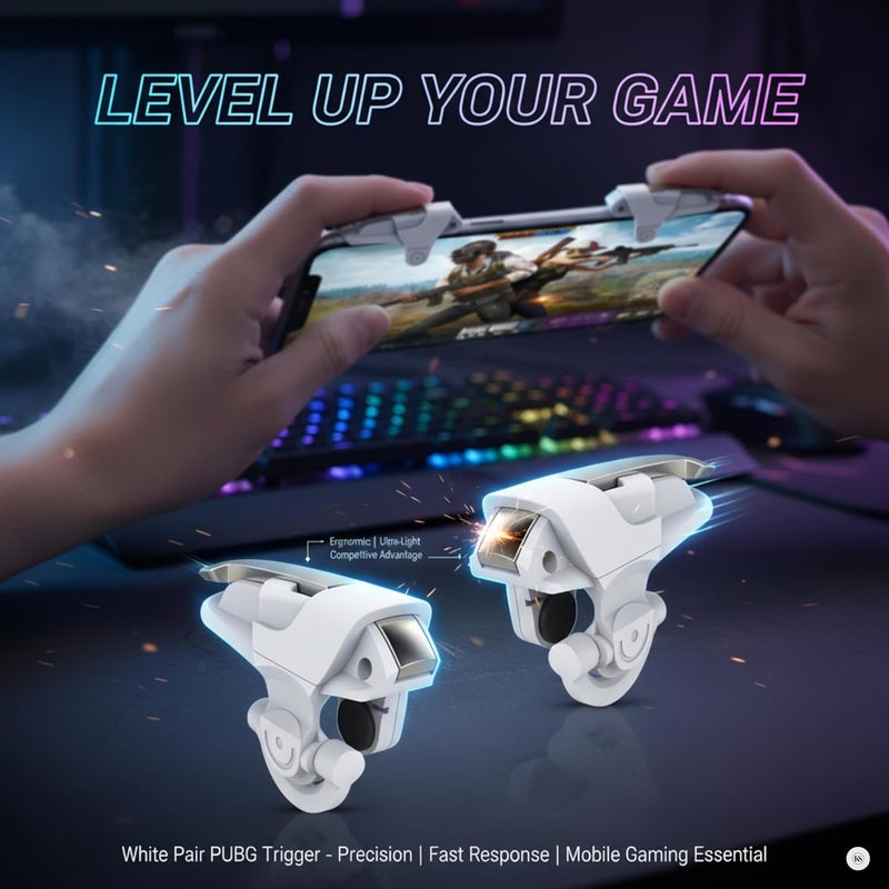 Drumstone أفضل مشغل ألعاب معدني للهواتف الذكية لـ PUBG لجميع ألعاب ساحة المعركة بما في ذلك PUBG و Free Fire و Call of Duty - Image 4