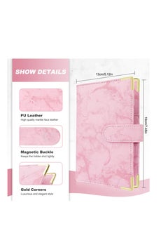 Y&D Budget Binder, Binder with Zipper Envelopes, Cash Envelopes for Budgeting, Money Organizer Cash, 14Pcs Planner Pink  - Image 2