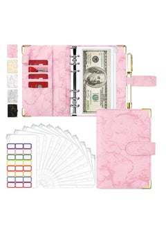 Y&D Budget Binder, Binder with Zipper Envelopes, Cash Envelopes for Budgeting, Money Organizer Cash, 14Pcs Planner Pink  - Image 1