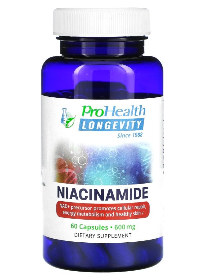 ProHealth Niacinamide 600 mg 60 Capsules