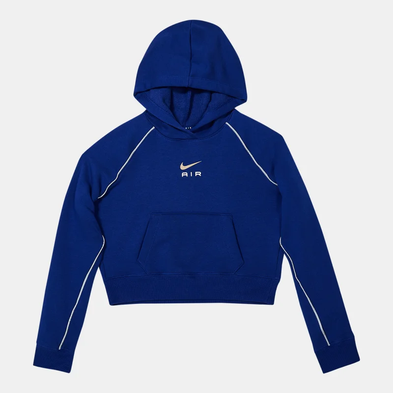 Nike Kids' Air French Terry Crop Hoodie (Older Kids)