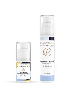 Alana Mitchell AntiAging Peptide Eye Cream Hyaluronic Moisture Boost Serum