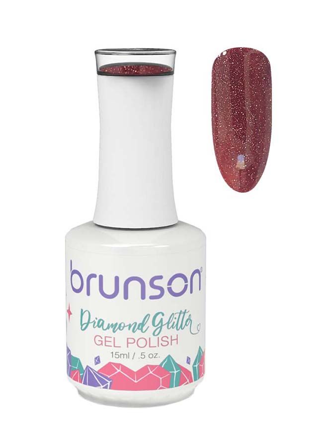 brunson Diamond Glitter Gel Nail Polish Soak Off UV LED Nail Gel Nail Art Varnish Sparkly Shiny Gel Nail Polish BDGG017 - Image 1