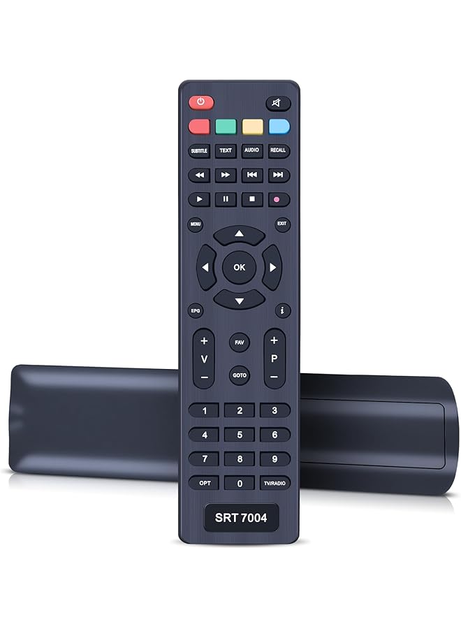 ELTRAZONE SRT7004 Infrared Replacement Remote Control – Compatible with Strong SRT7004, Thomson THS221, and DVB-S2 Satellite Receivers, No Programming Required, Easy Setup, Long-Range IR Signal, Lightweight Design, Ideal for Home Entertainment Systems - Image 1