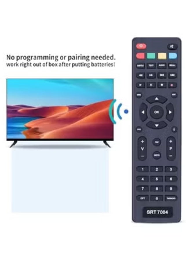 ELTRAZONE SRT7004 Infrared Replacement Remote Control – Compatible with Strong SRT7004, Thomson THS221, and DVB-S2 Satellite Receivers, No Programming Required, Easy Setup, Long-Range IR Signal, Lightweight Design, Ideal for Home Entertainment Systems - Image 2