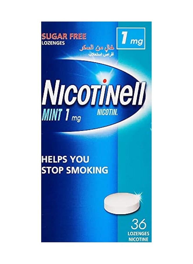 NICOTINELL Lozenge Fresh Mint Flavour Sugar Free - Image 1
