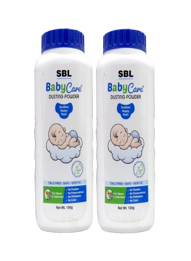 SBL Baby Care Dusting Powder, 100g (Pack of 2) - Image 1